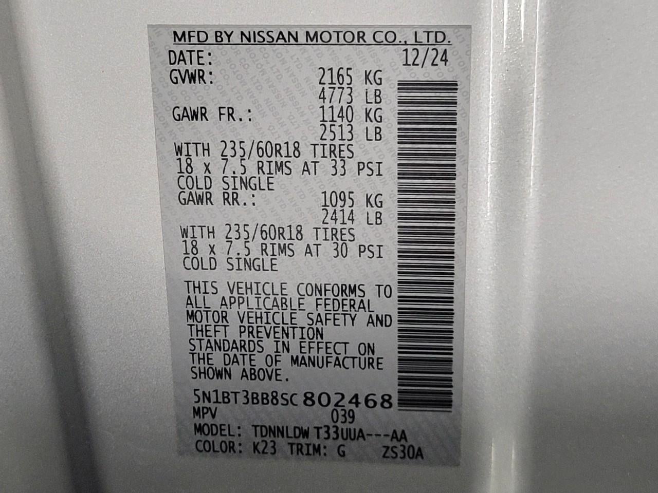 2025 Nissan Rogue SV