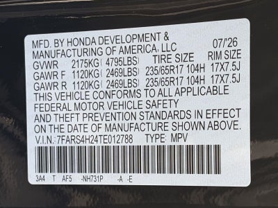 2026 Honda CR-V LX AWD