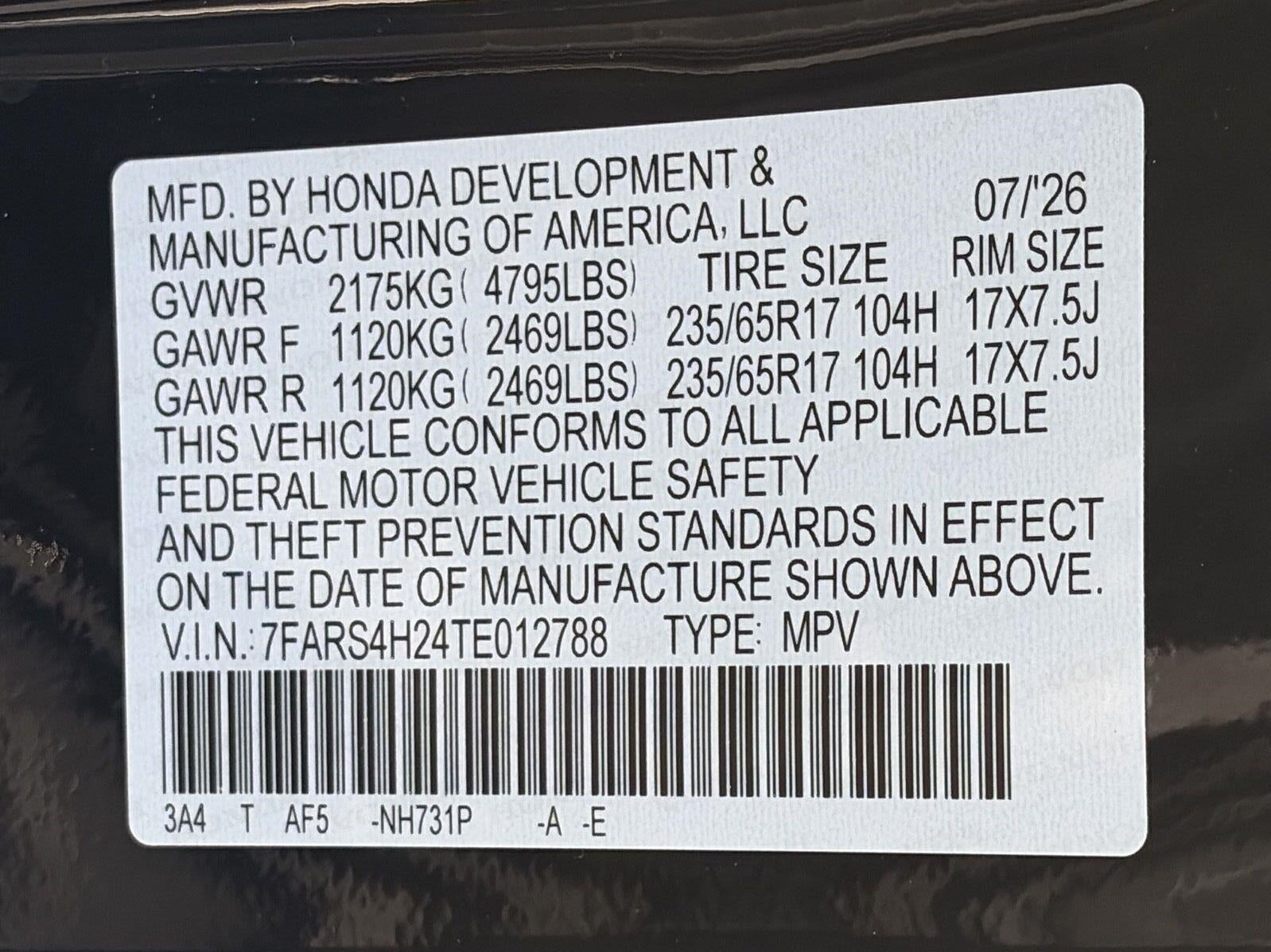 2026 Honda CR-V LX AWD