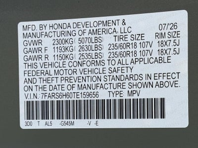 2026 Honda CR-V Hybrid TrailSport AWD