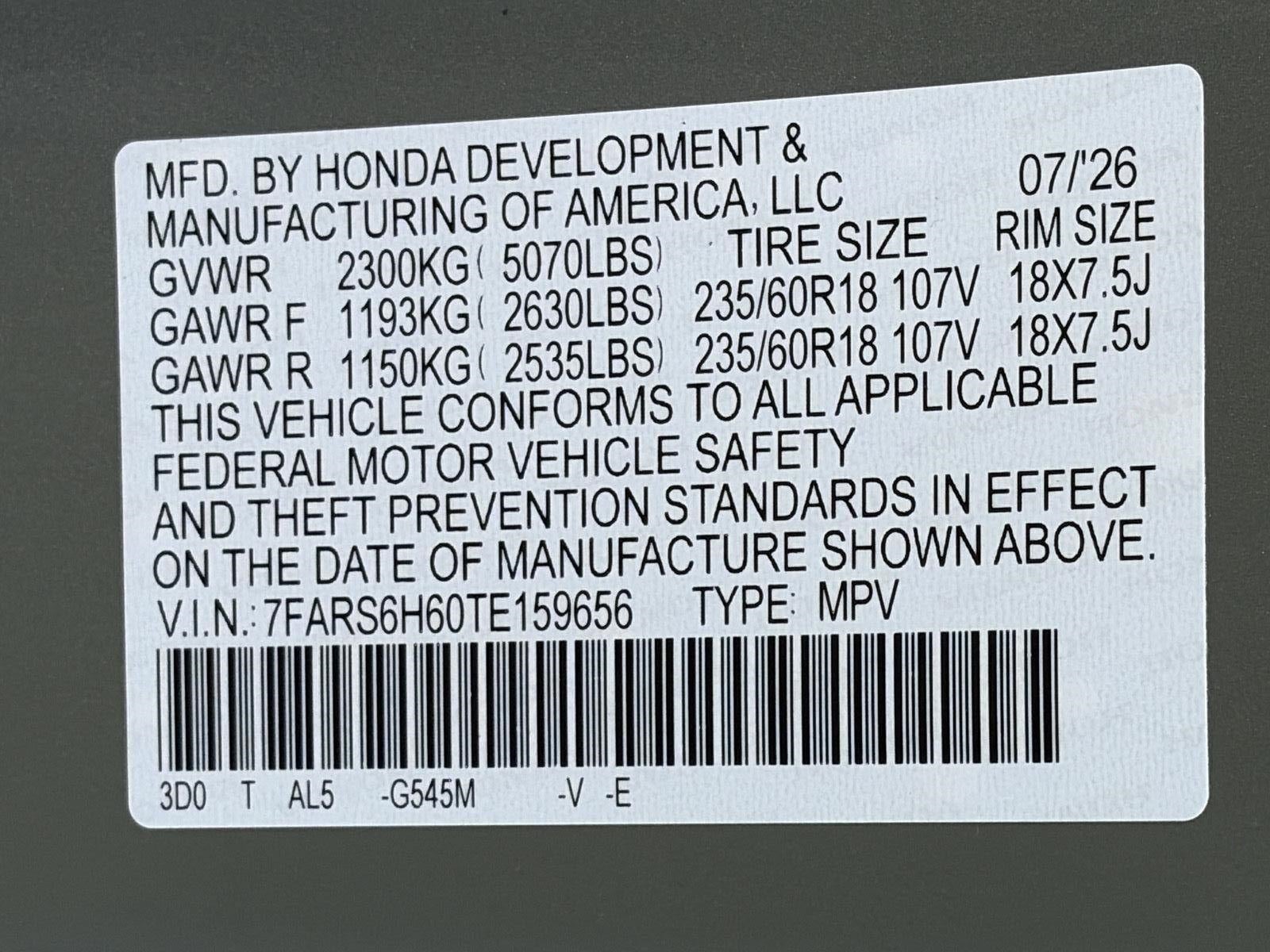 2026 Honda CR-V Hybrid TrailSport AWD