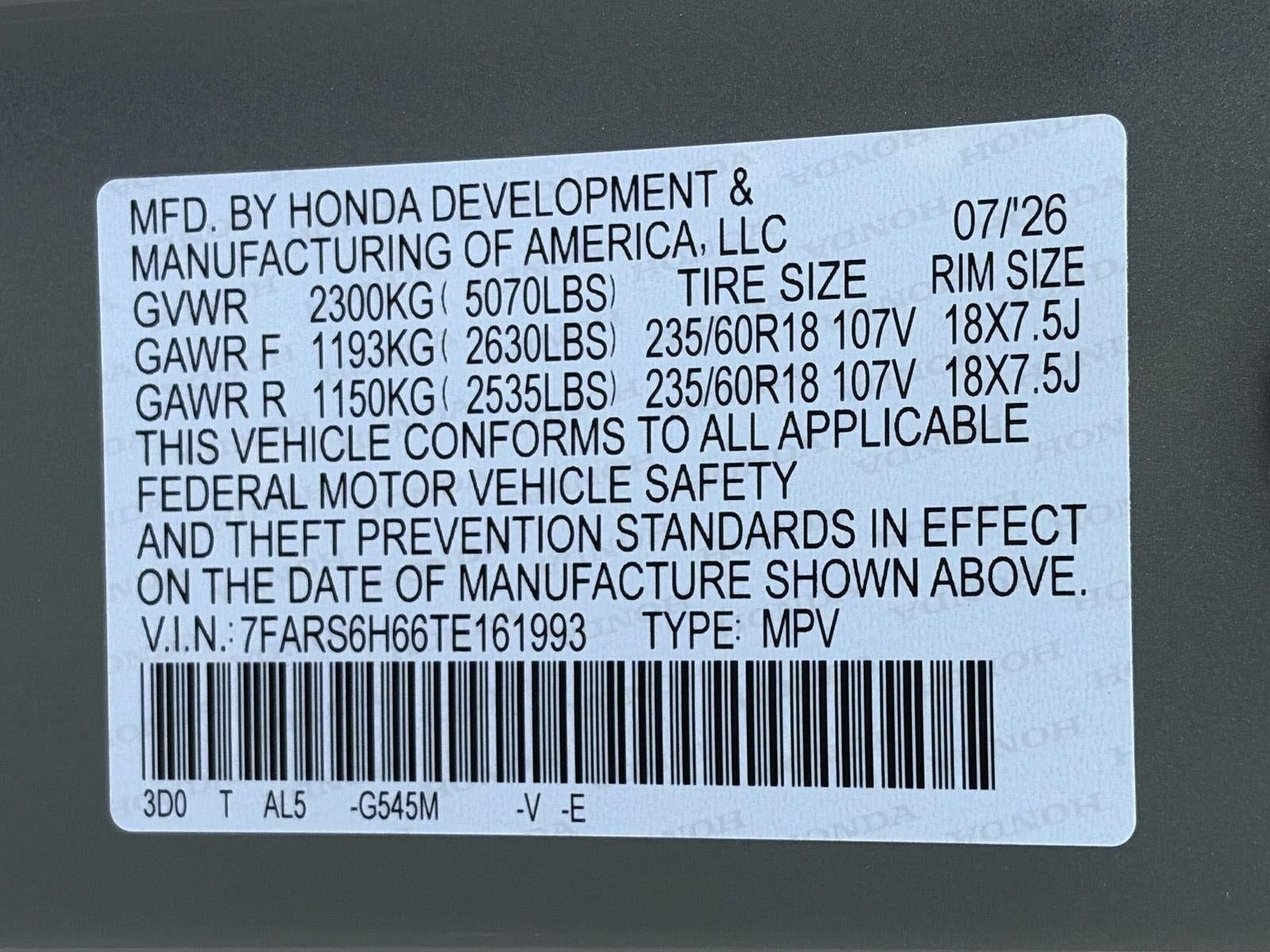 2026 Honda CR-V Hybrid TrailSport AWD