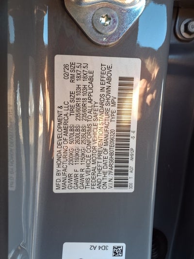 2026 Honda CR-V Hybrid Sport-L AWD