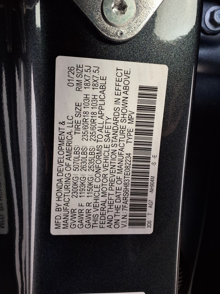 2026 Honda CR-V Hybrid Sport-L AWD