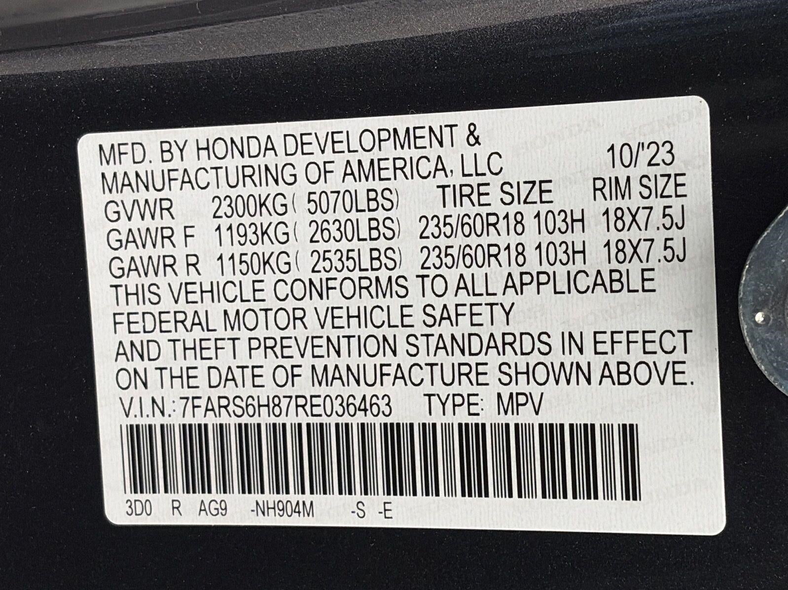 2024 Honda CR-V Hybrid Sport-L AWD