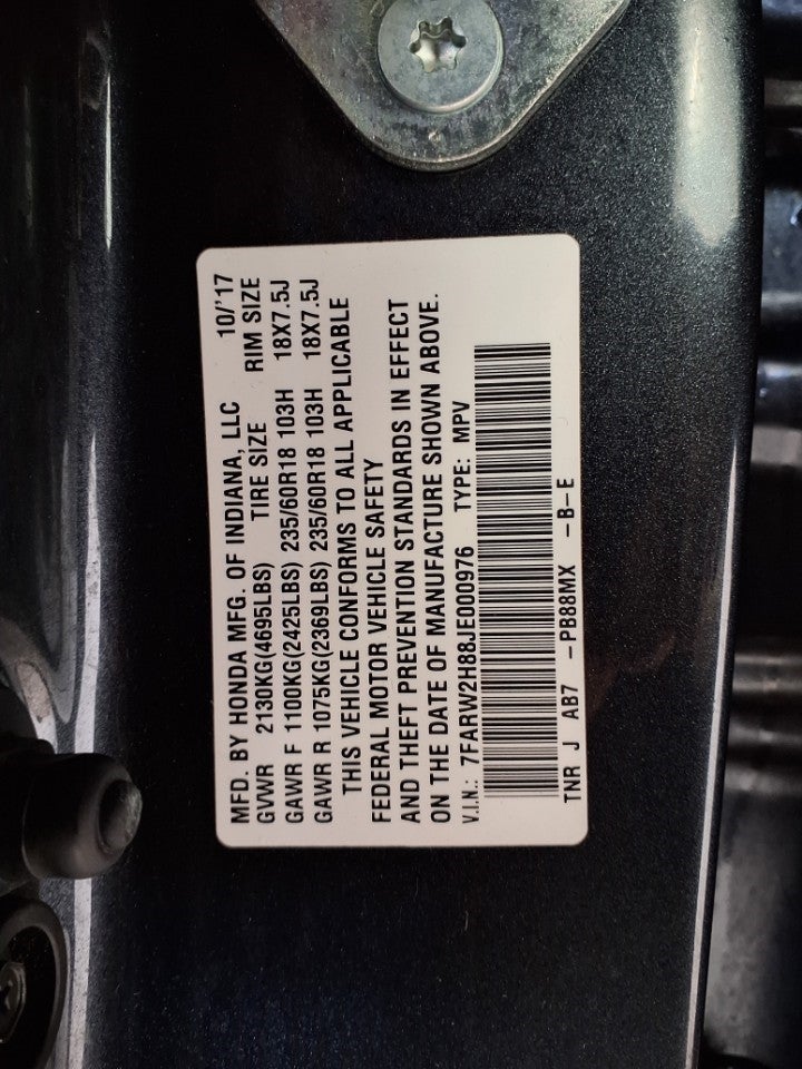 2018 Honda CR-V EX-L AWD