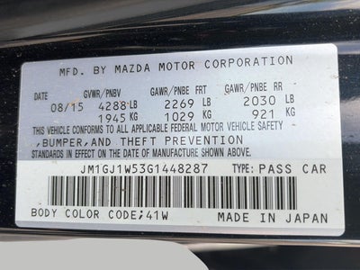 2016 Mazda Mazda6 4dr Sdn Auto i Grand Touring