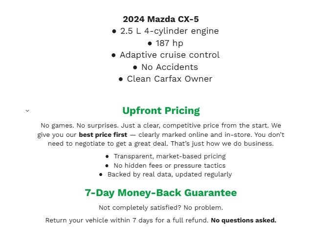 2024 Mazda Mazda CX-5 SPORT UTILITY