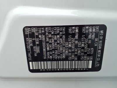 2025 Nissan Rogue AWD Platinum