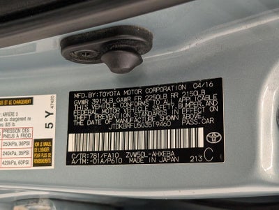 2016 Toyota Prius 5dr HB Two